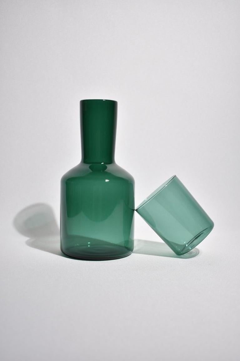 Australian Teal Bedside Carafe Set