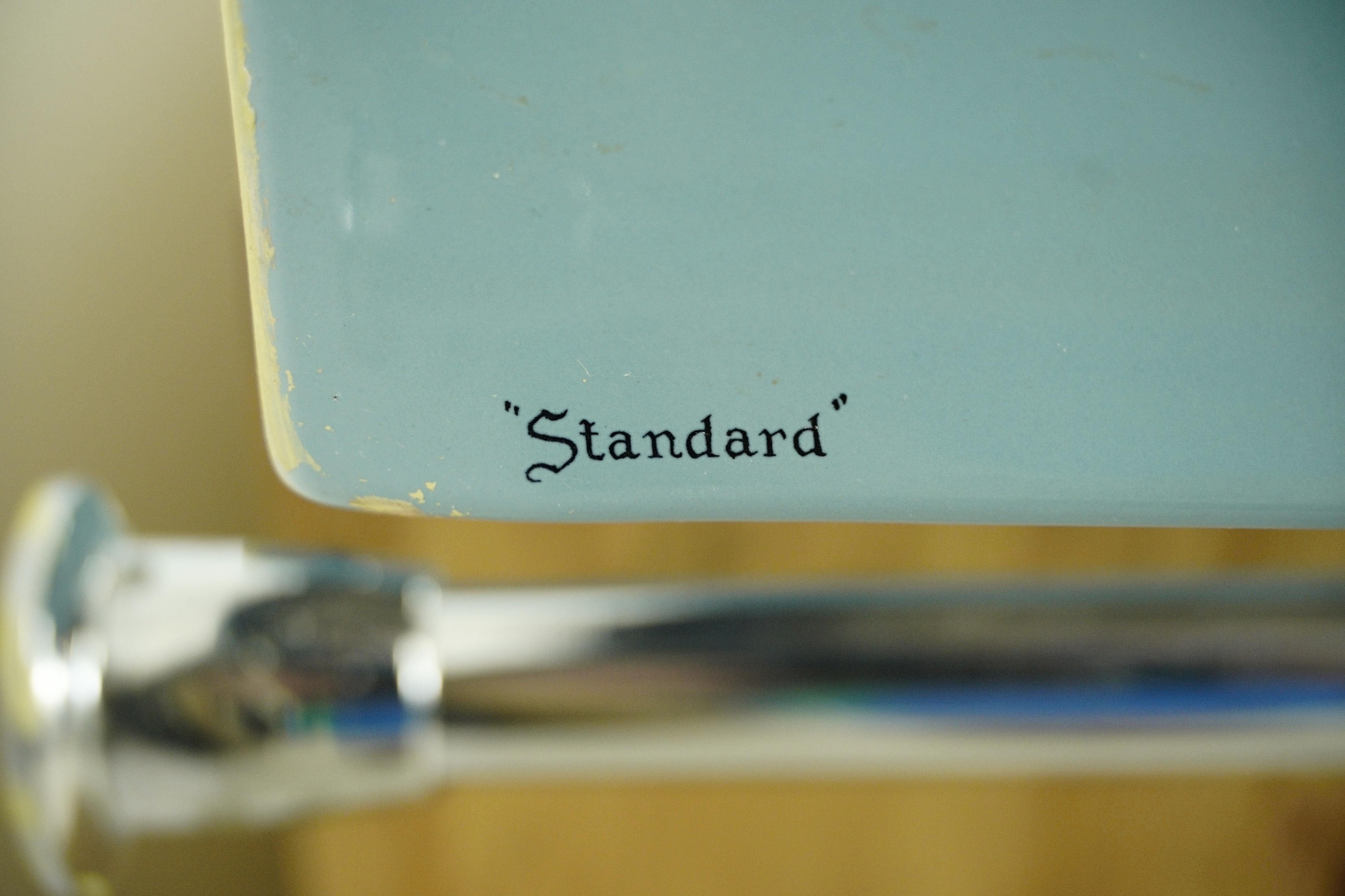 Éviers de salle de bains américains standard bleu sarcelle 2