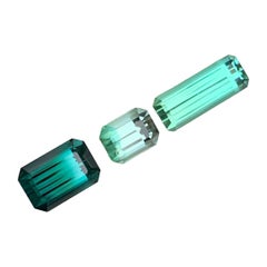 Teal Blue, Mint Green, Lagoon Blue Tourmalines Natural Afghan Tourmaline
