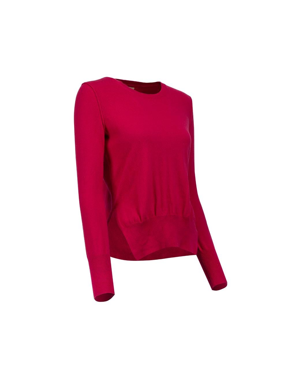 CONDITION is Very good. Minimal wear to jumper is evident. Minimal wear to the knit with textured pilling on this used Isabel Marant Étoile designer resale item.



Details


Pink

Cotton

Knitted sweater

Round neckline

Long sleeved

Ribbed cuffs