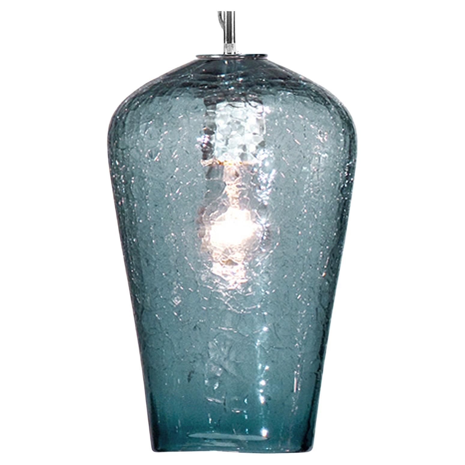 Teal Comet Pendant from the Boa Lighting Collection For Sale