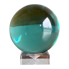 Teal Crystal Ball, circa 1985
