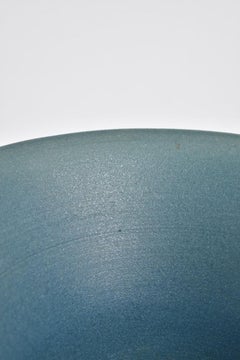 Teal Fluted Vase in Handmade Ceramic