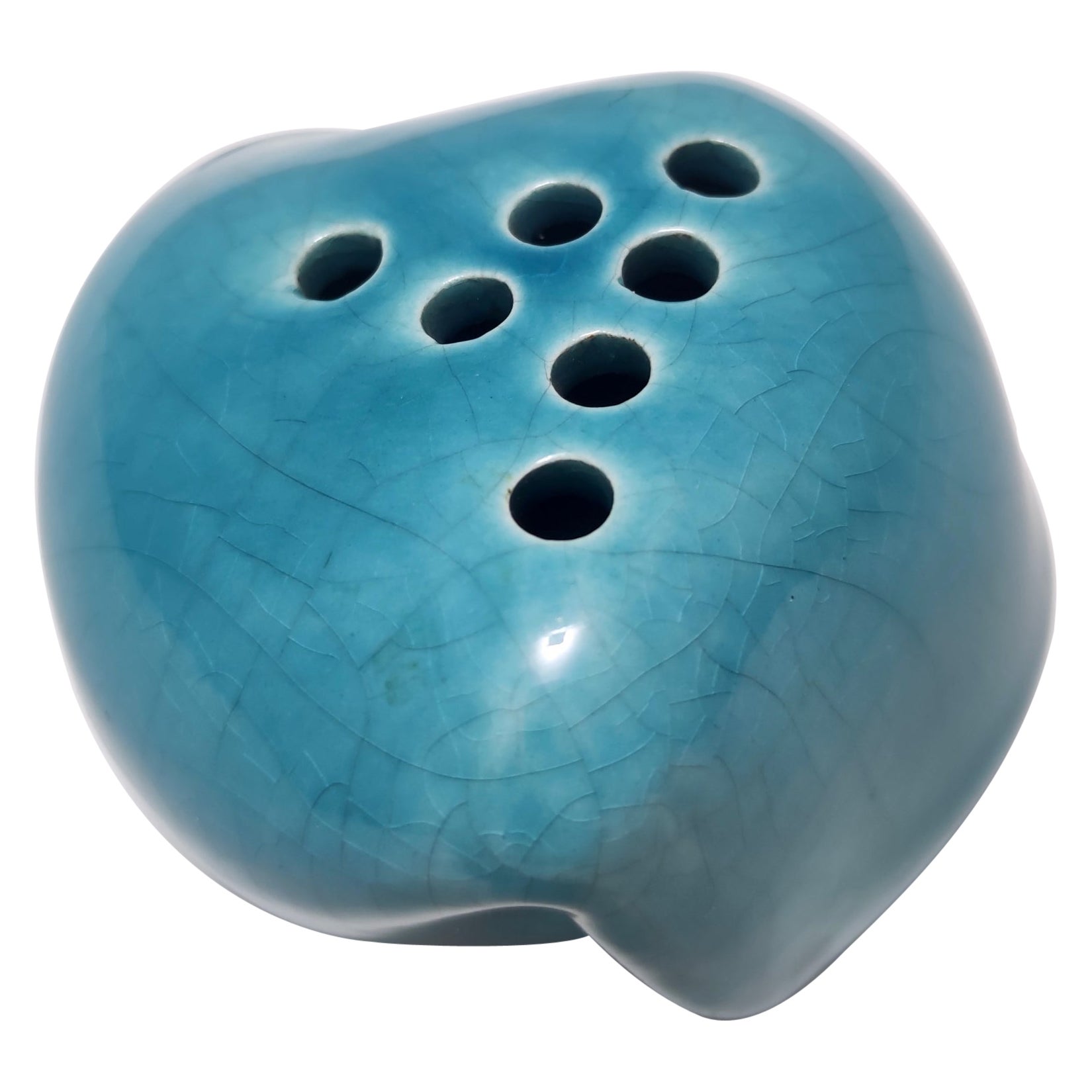 Made in Italy, anni '60-'70. 
Questo meraviglioso pezzo è realizzato in ceramica laccata crepla, con un'etichetta sul fondo.
Si tratta di un pezzo vintage, quindi potrebbe presentare lievi tracce d'uso, ma può essere considerato in ottime condizioni