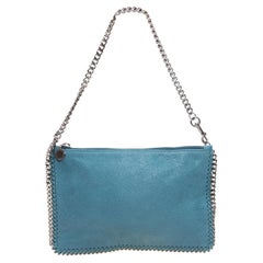 Teal Stella McCartney Vegan Leather Shoulder Bag