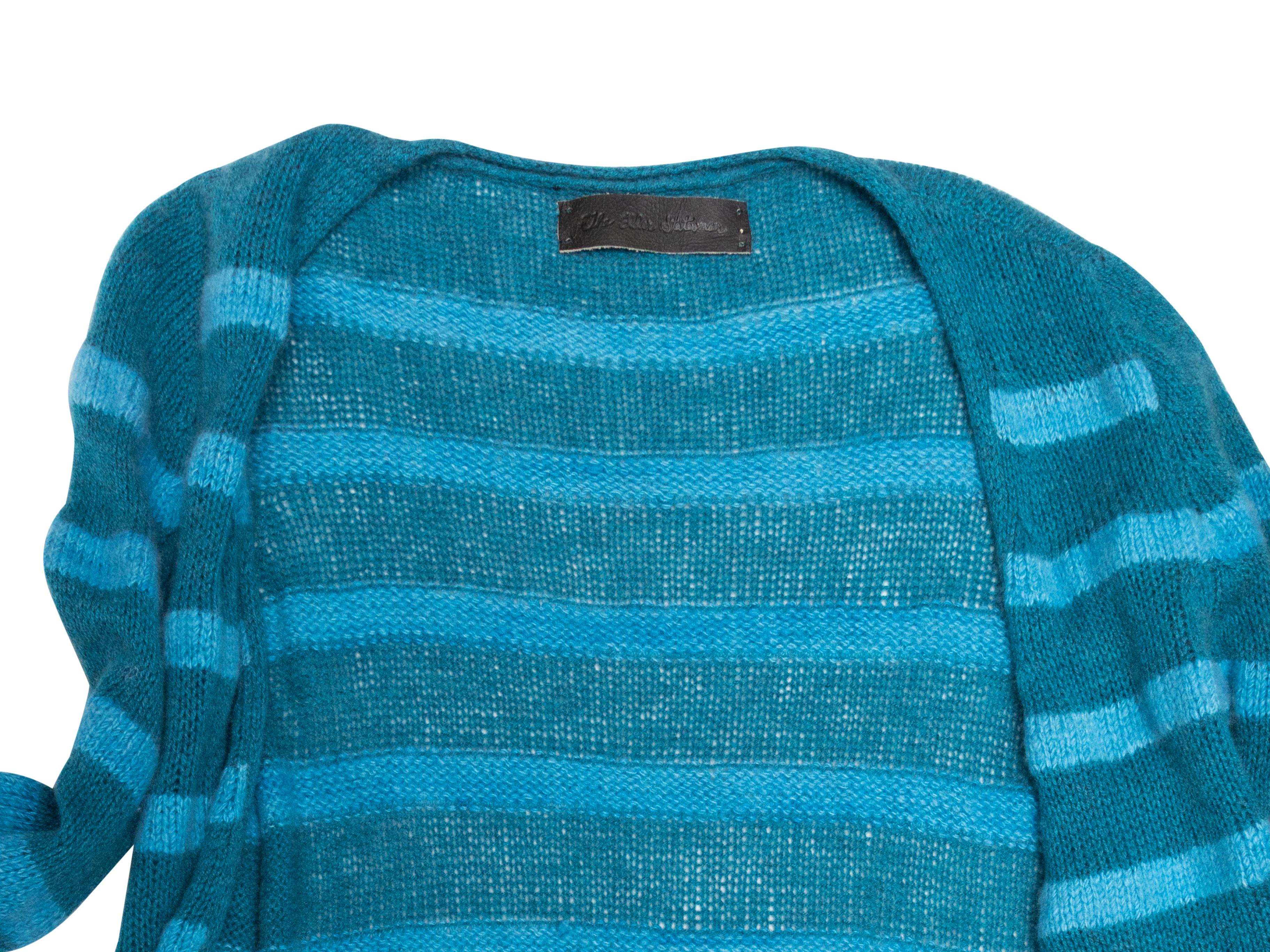 Sarcelle The Elder Statesman Cardigan long en cachemire Taille US M Pour femmes en vente