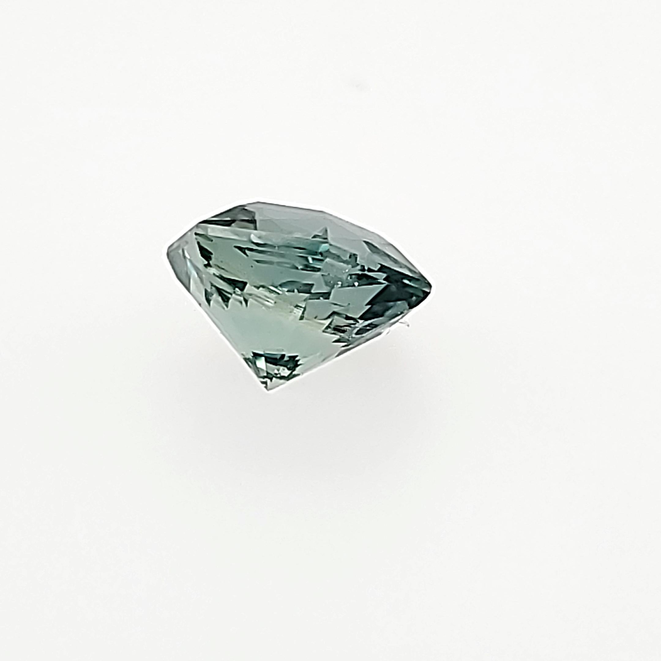 Teal to Blue Montana Hexagonal 2.39ct U.S. Faceted Sapphire! In New Condition For Sale In Methuen, MA