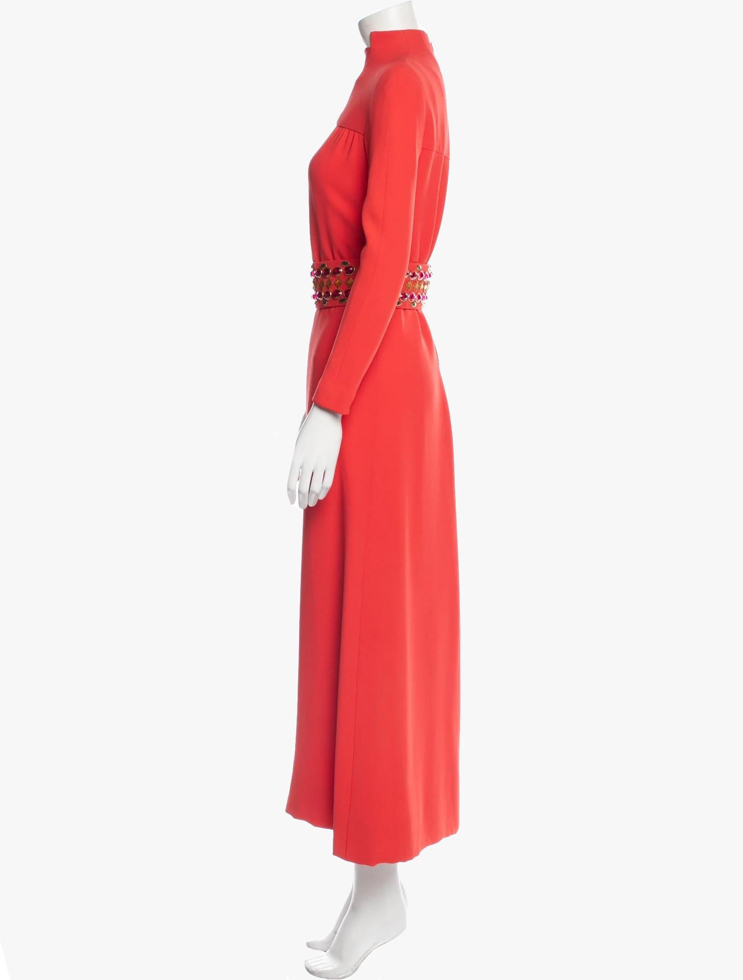 Femenino o masculino Vestido de noche vintage Teal Traina, años 70 en venta