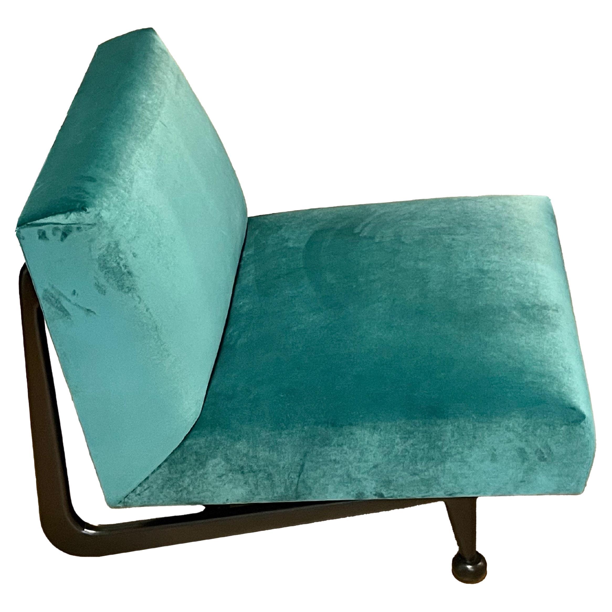 Custom Teal MLB Garbo slip chair
Upholstered in Teal Velvet
COM available