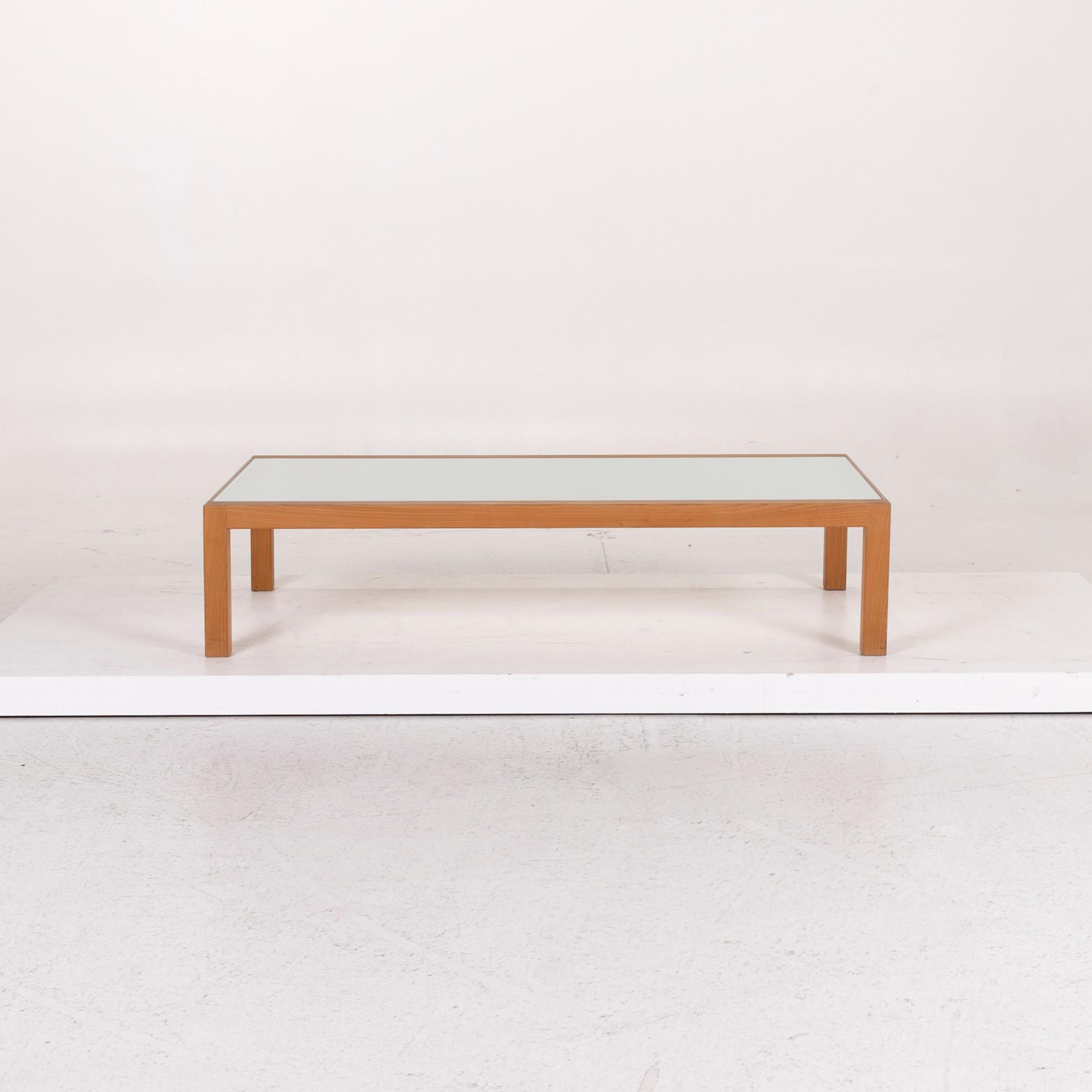 Team 7 Loft Wood Glass Coffee Table Table For Sale 2