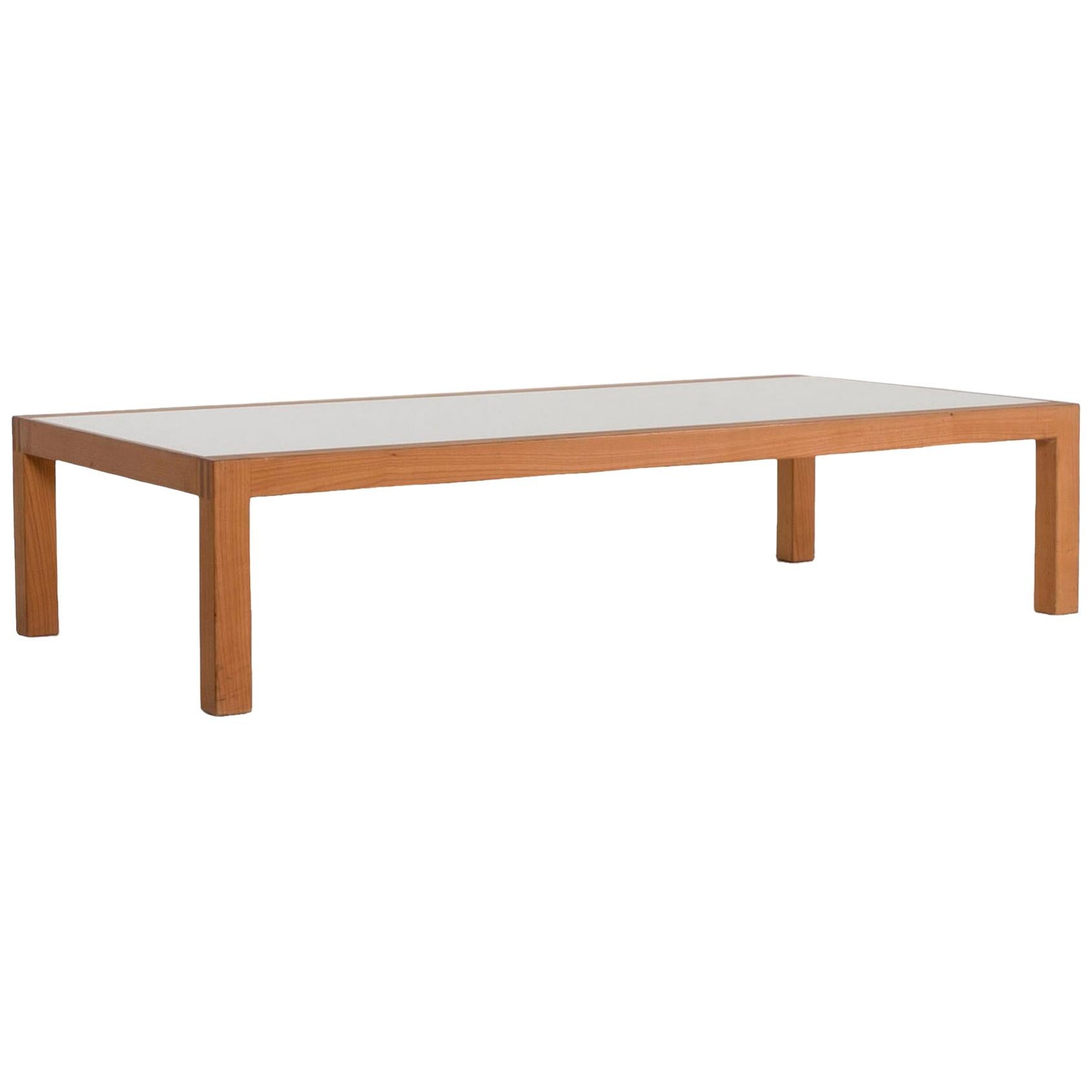 Team 7 Loft Wood Glass Coffee Table Table For Sale