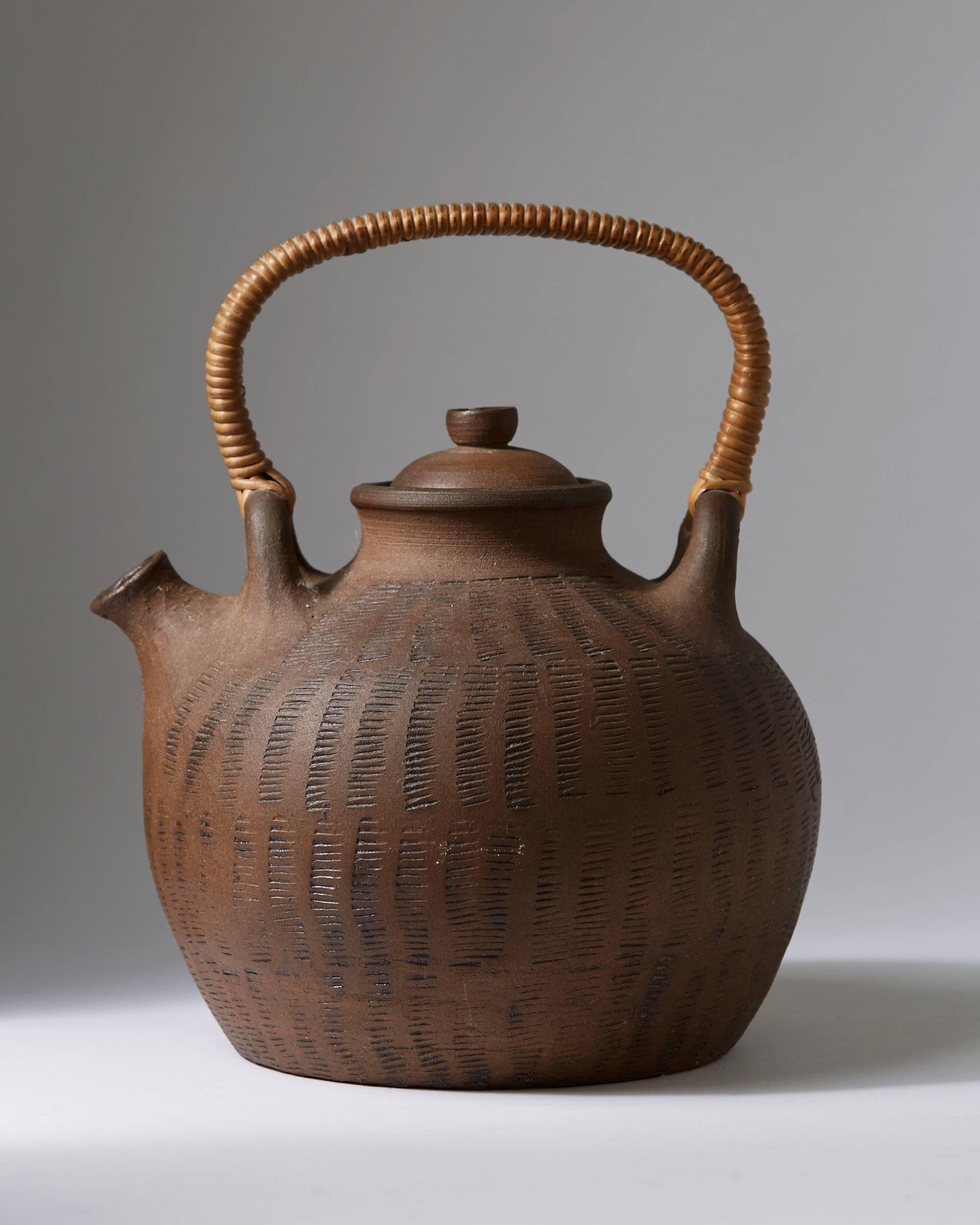 Scandinavian Modern Teapot Designed by Signe Persson Melin, Sweden, 1950s