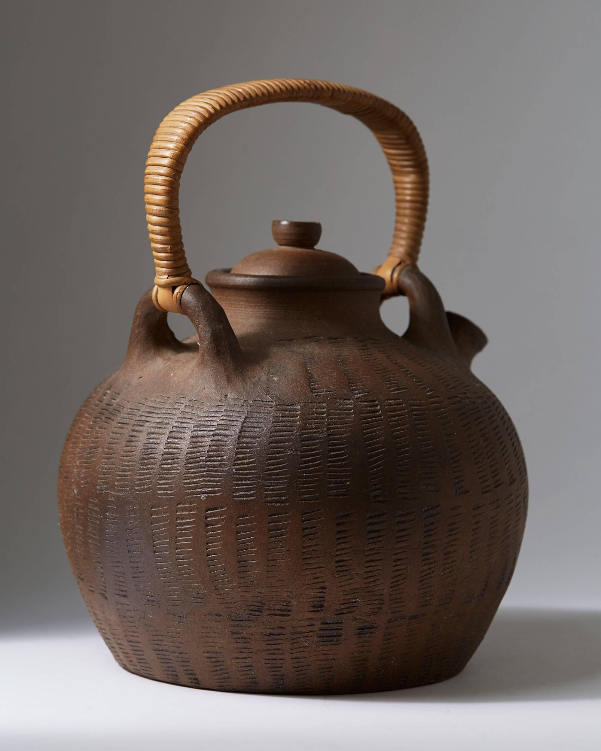 Swedish Teapot Designed by Signe Persson Melin, Sweden, 1950s