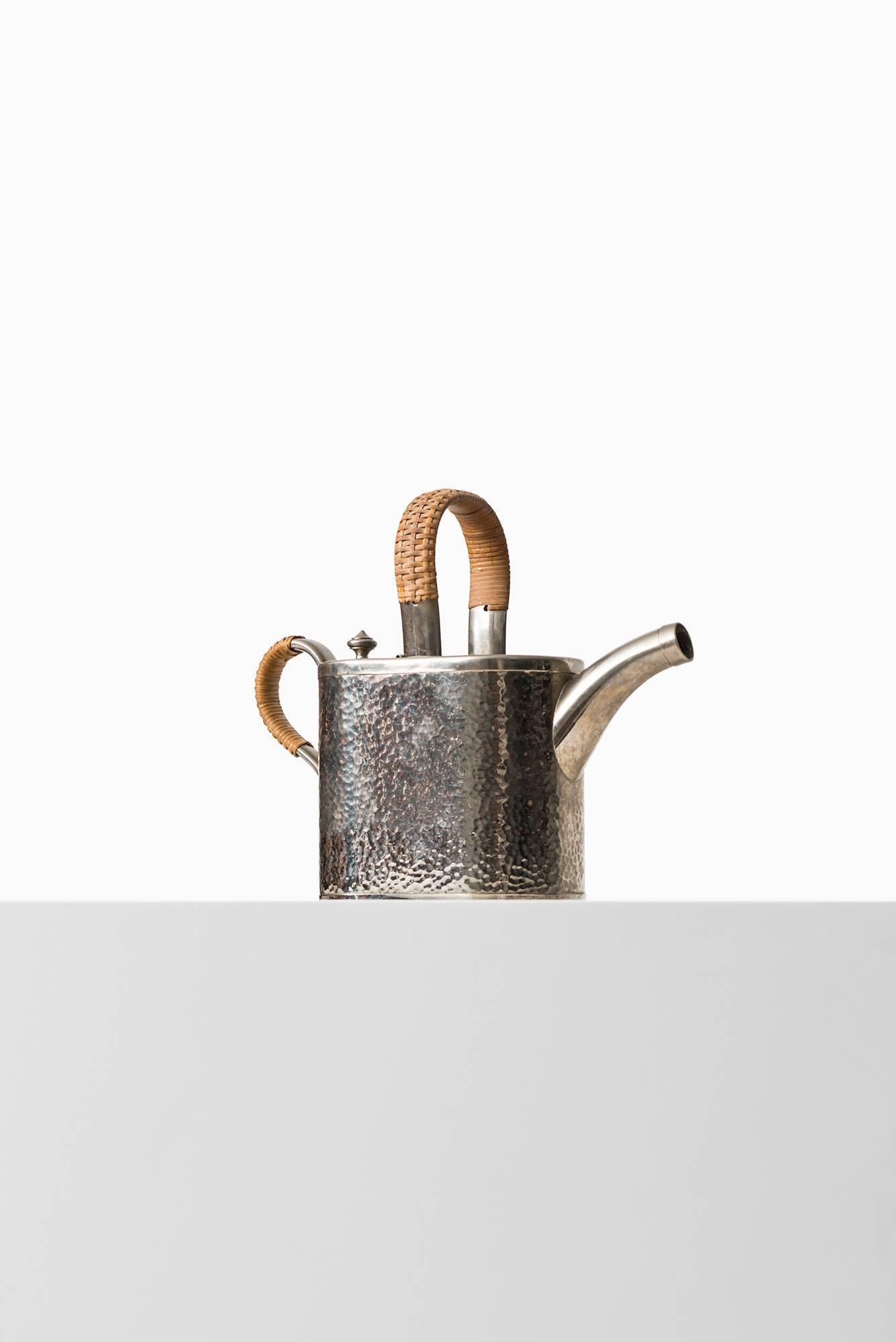metal teapot