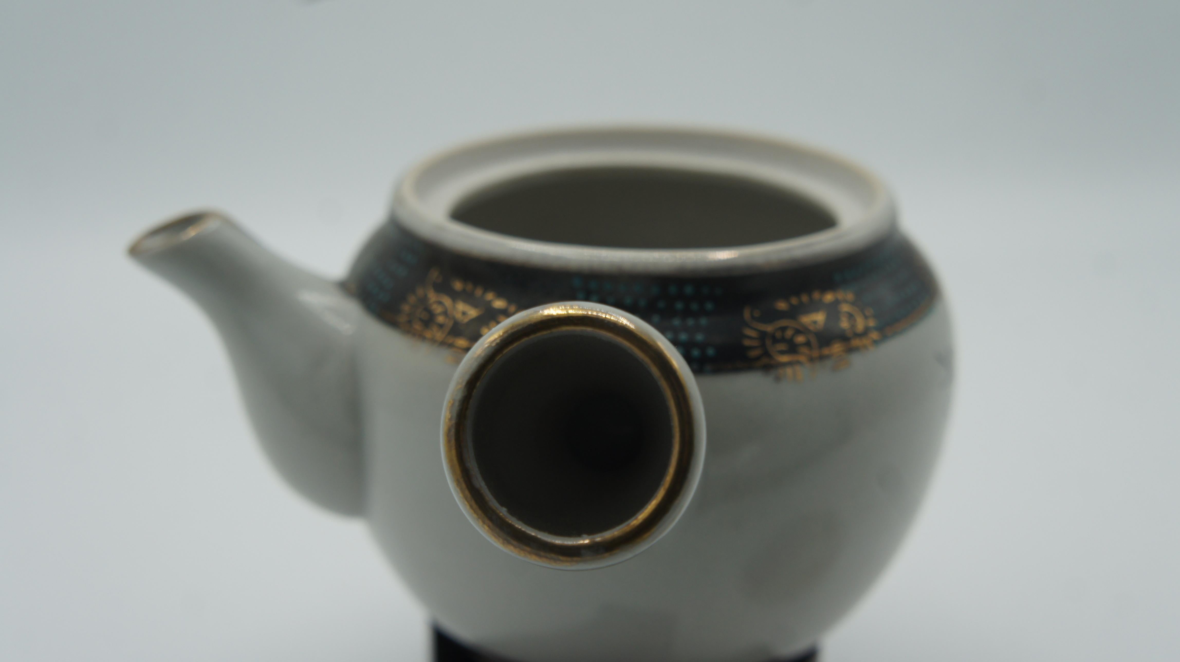 Teapot Kutani with Signature Showa Period 3