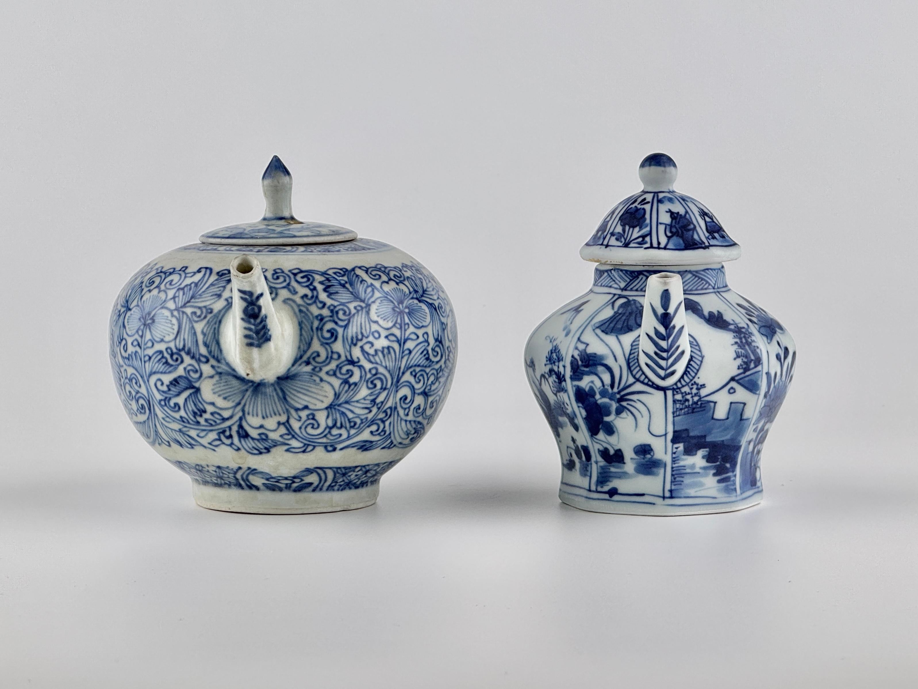 Théières avec couvercle du bateau de Mau, Dynastie Qing, règne de Yongzheng Bon état - En vente à seoul, KR