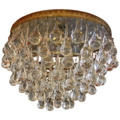 Tear-Drop Glass Chandelier