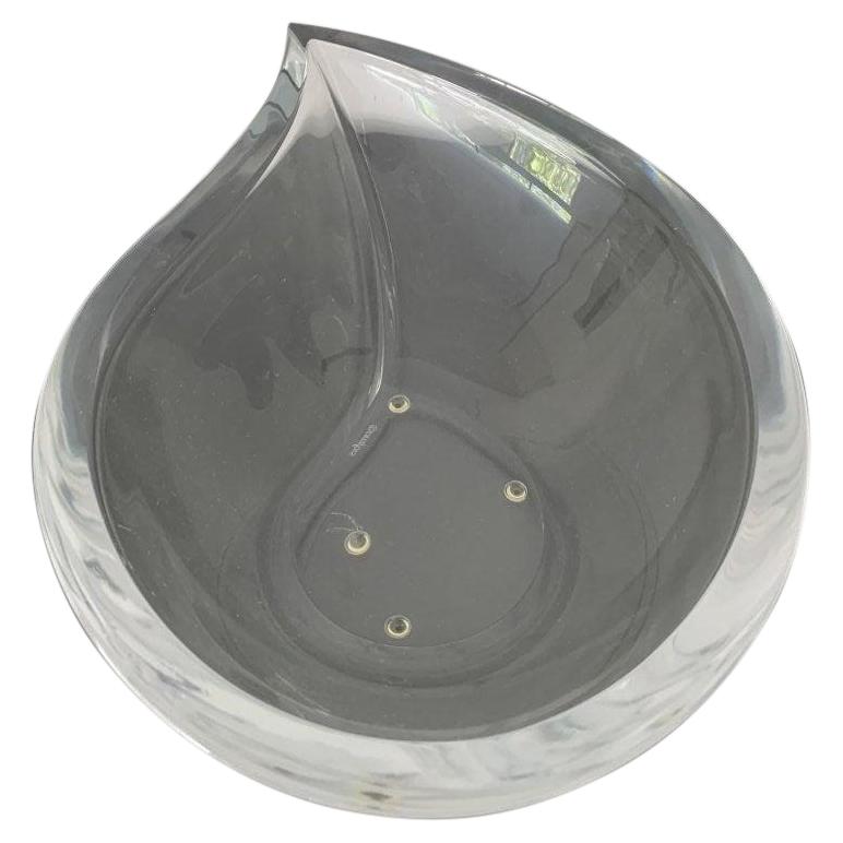 Extra Large Faceted Lucite Bowl, circa 1970s For Sale at 1stDibs