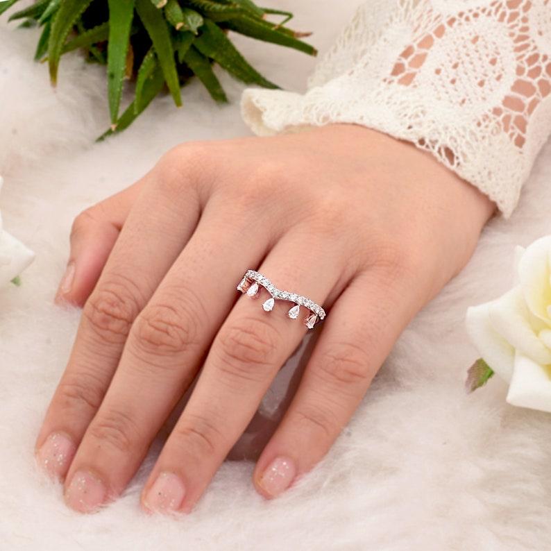 This ring has been meticulously crafted from 14-karat rose gold.  It is hand set with .83 carats of sparkling diamonds. Available in white, yellow and rose gold.

The ring is a size 7 and may be resized to larger or smaller upon request. 
FOLLOW 