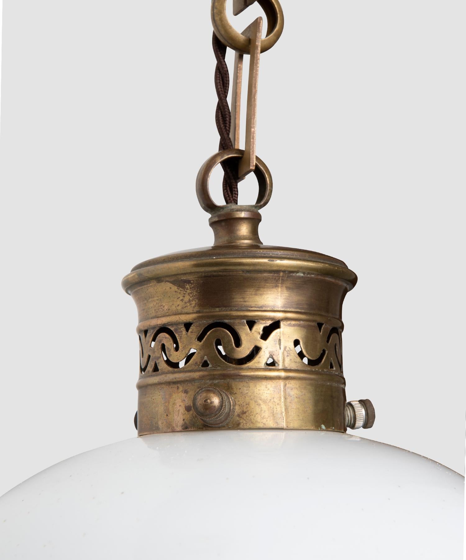 French Teardrop Holophane Lantern