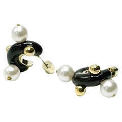 Used TEARDROP La Nuit Pearls Earring