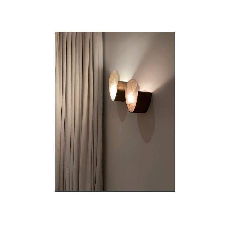 Teardrop Marble Wall Lamp by Atra Design 2