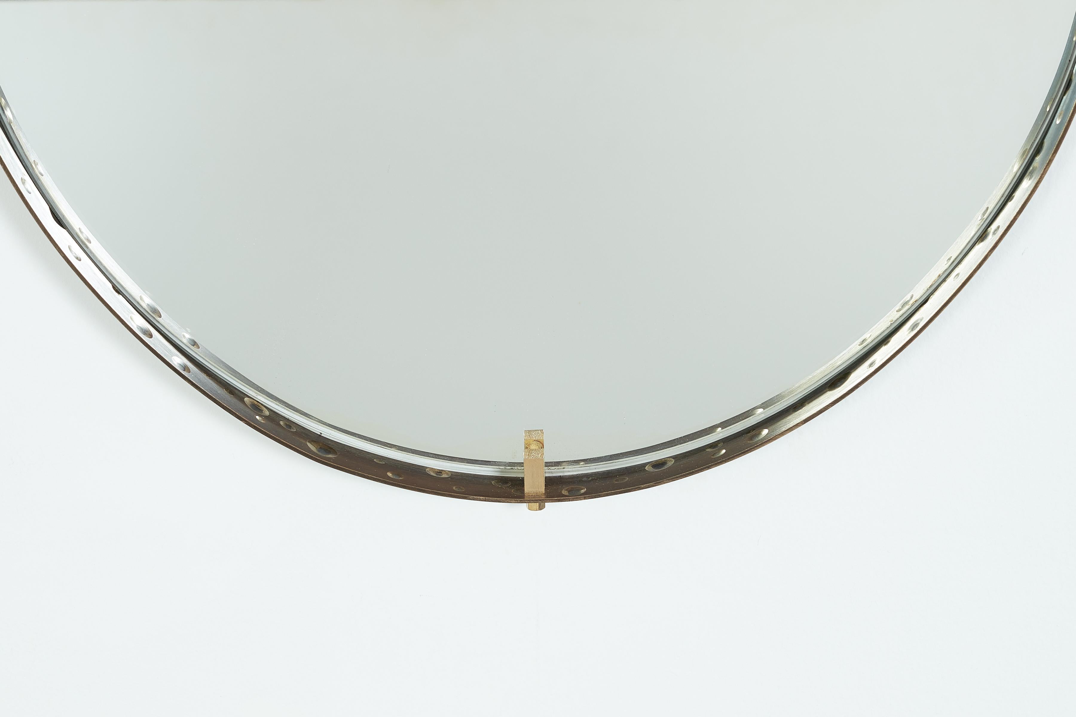 Teardrop Mirror by Ambrogio  & De Berti For Sale 4