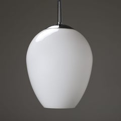 Teardrop Opaline Pendant Light