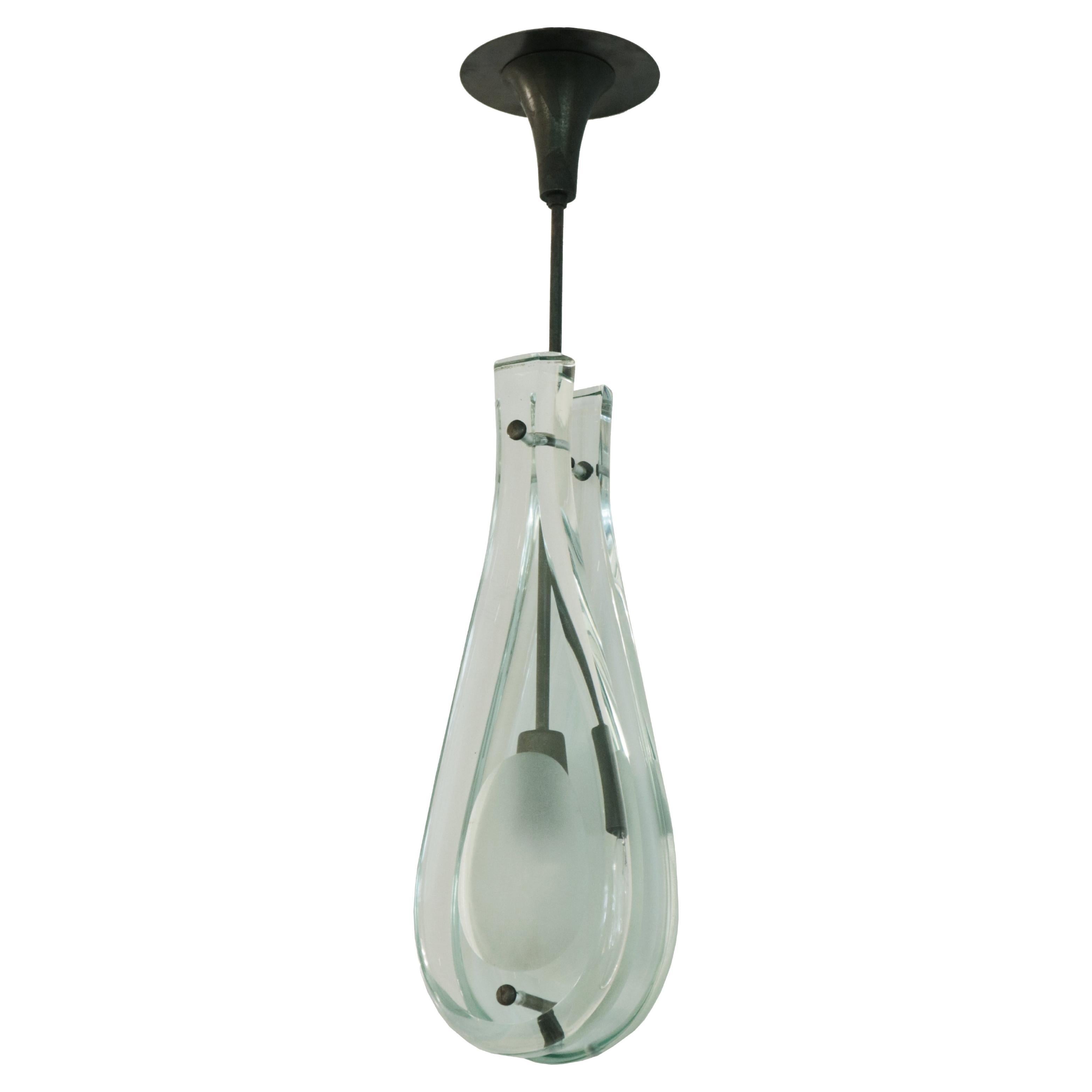 Teardrop Pendant #2259 by Max Ingrand For Sale