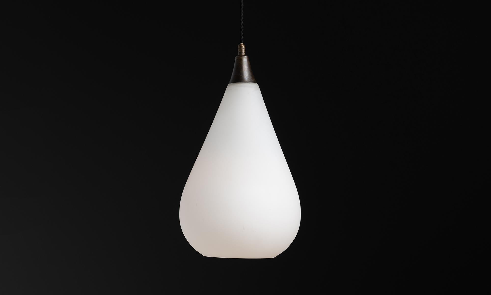 Teardrop Pendant, Italy circa 1940 In Good Condition In Culver City, CA