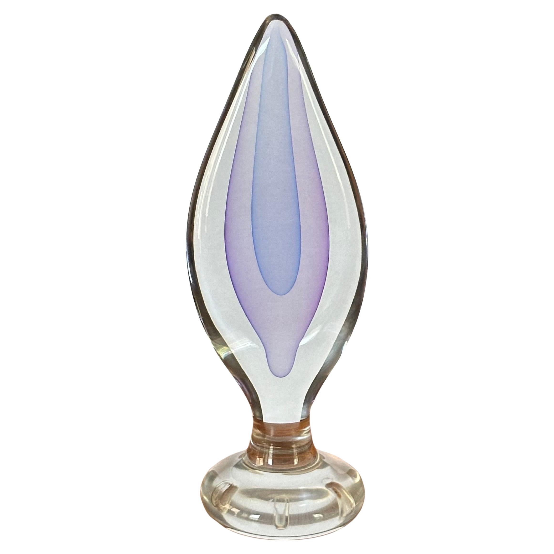 Lágrima Sommerso Arte  Escultura de cristal de Murano