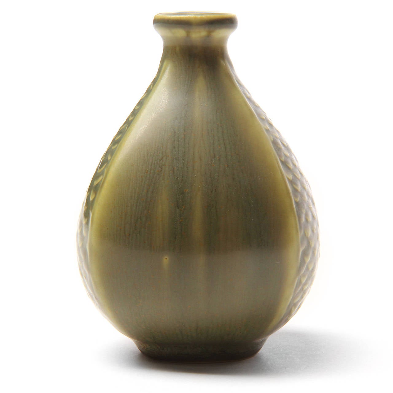 Teardrop Vase by Wilhelm Kage for Gustavsberg Studio In Good Condition In Sagaponack, NY