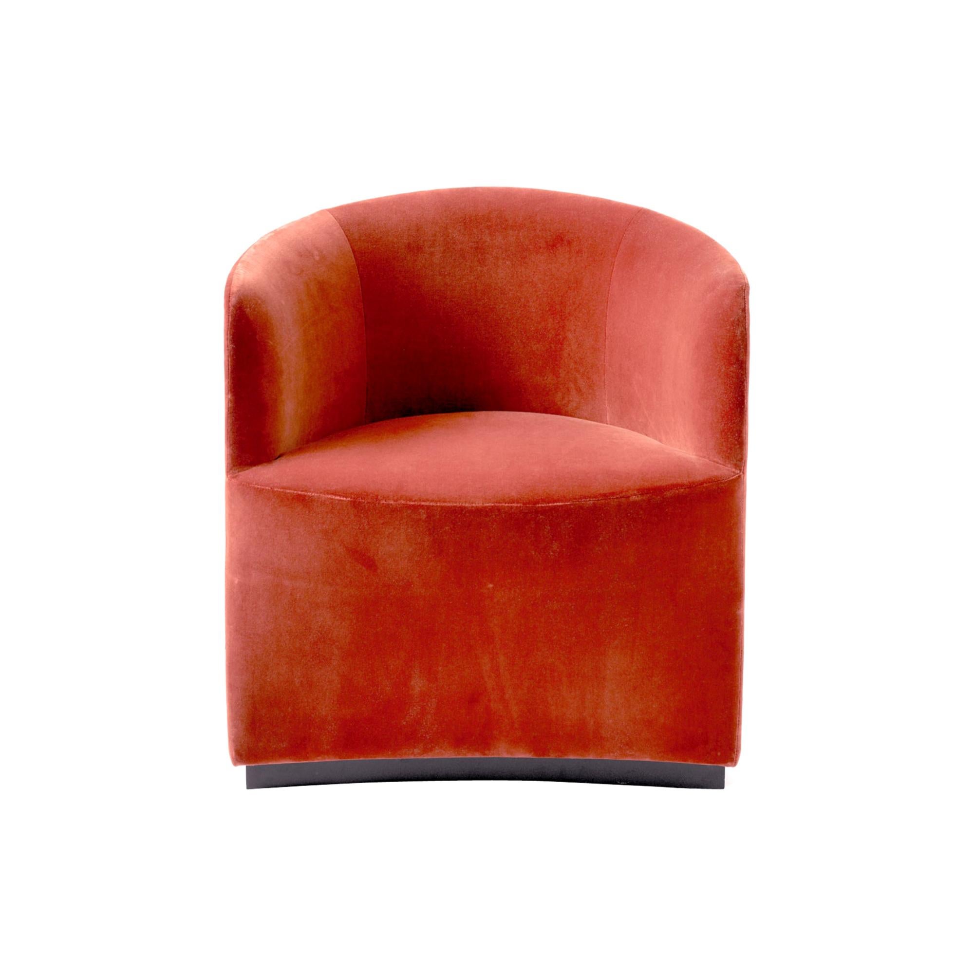 Tearoom Club Chair in Red Velvet 'CA7832/062'
