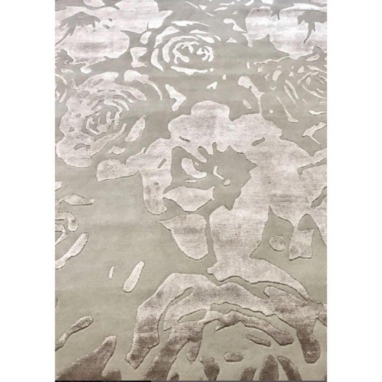 Contemporary Tearose 400 Rug by Illulian For Sale