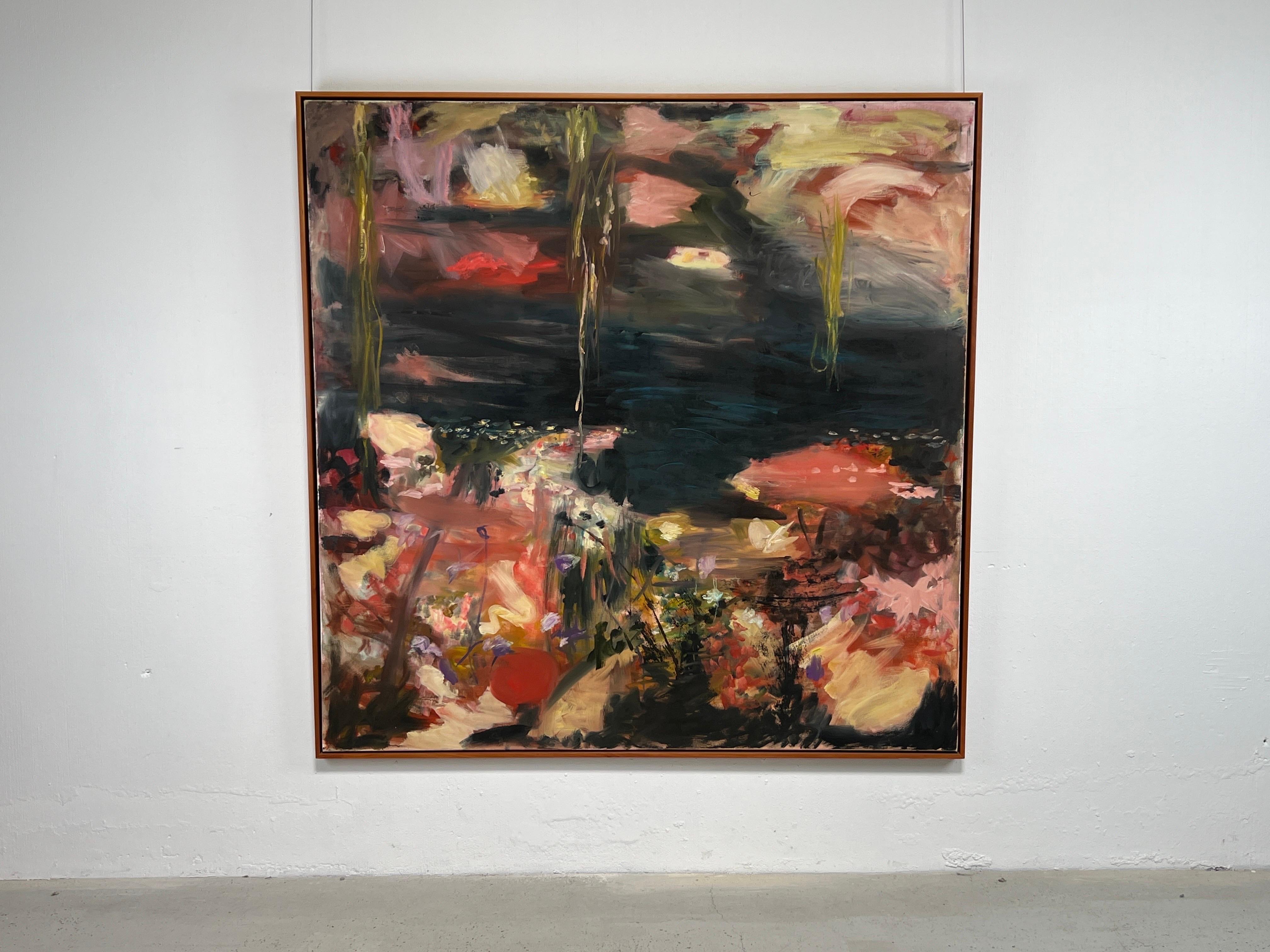 American Tears and Flowers, Painting by Fiona Weedon