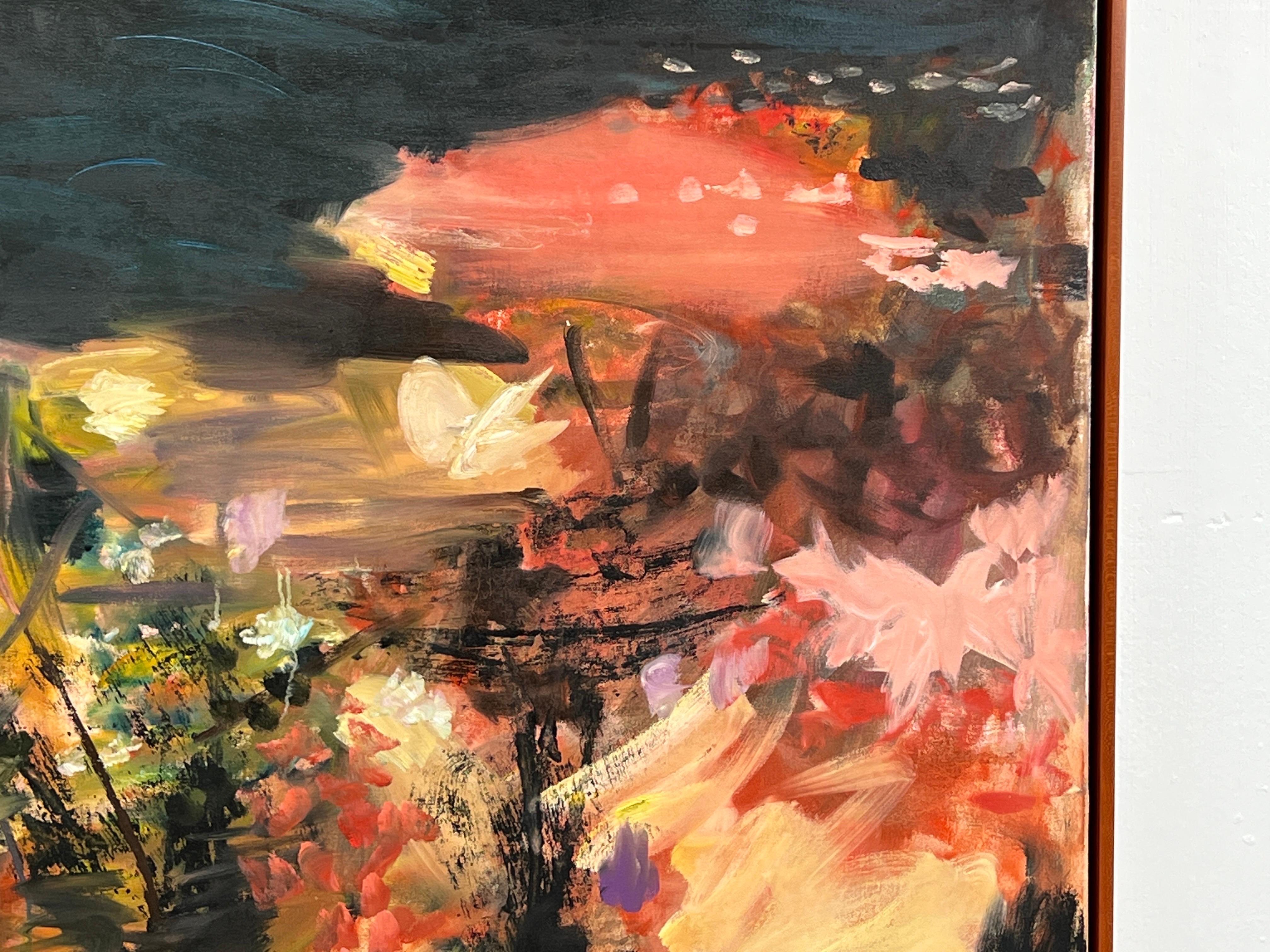 Late 20th Century Tears and Flowers, Painting by Fiona Weedon