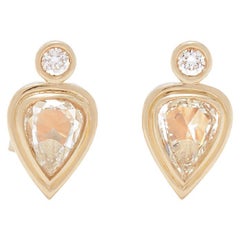 Heart The Stones by Halle Millien Tears of Joy Diamond Stud Earrings