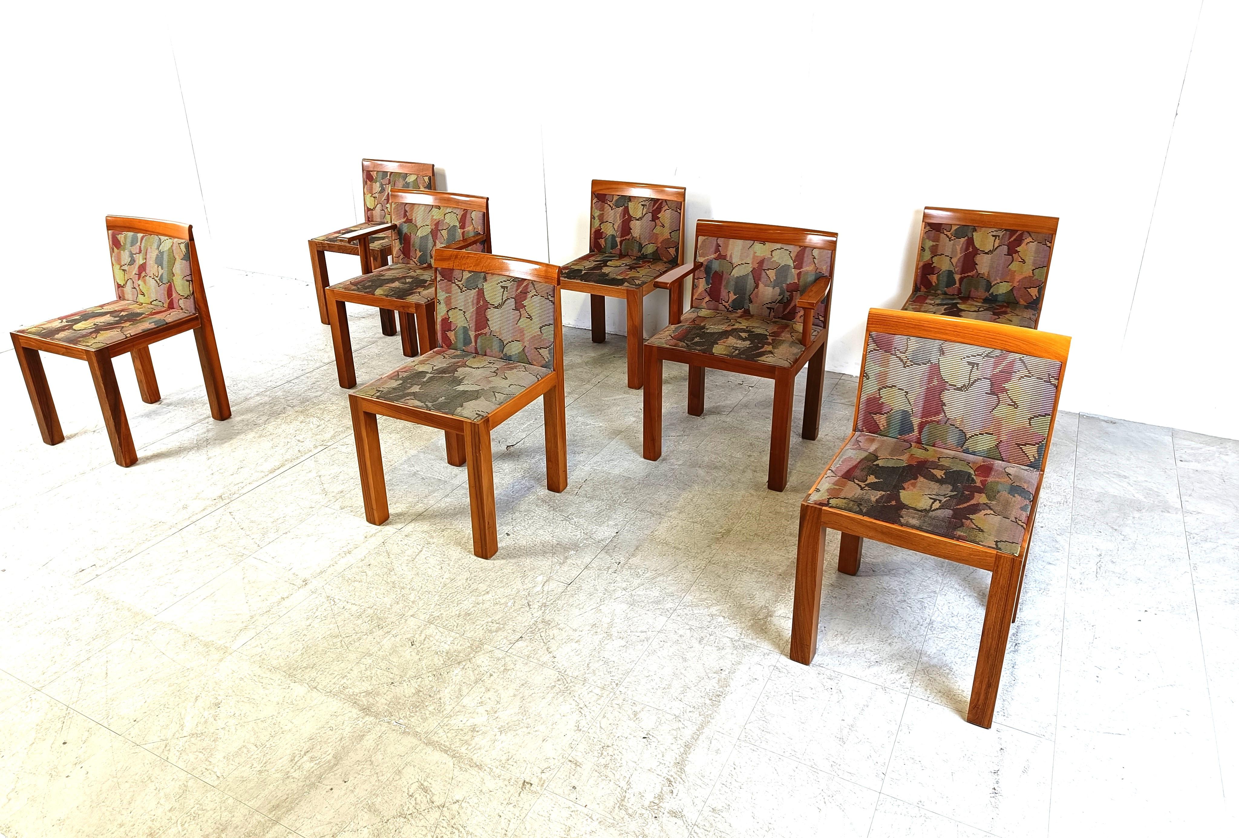 Italian Teatro Chairs by Aldo Rossi and Luca Meda for Molteni, 1980s, Set of 8