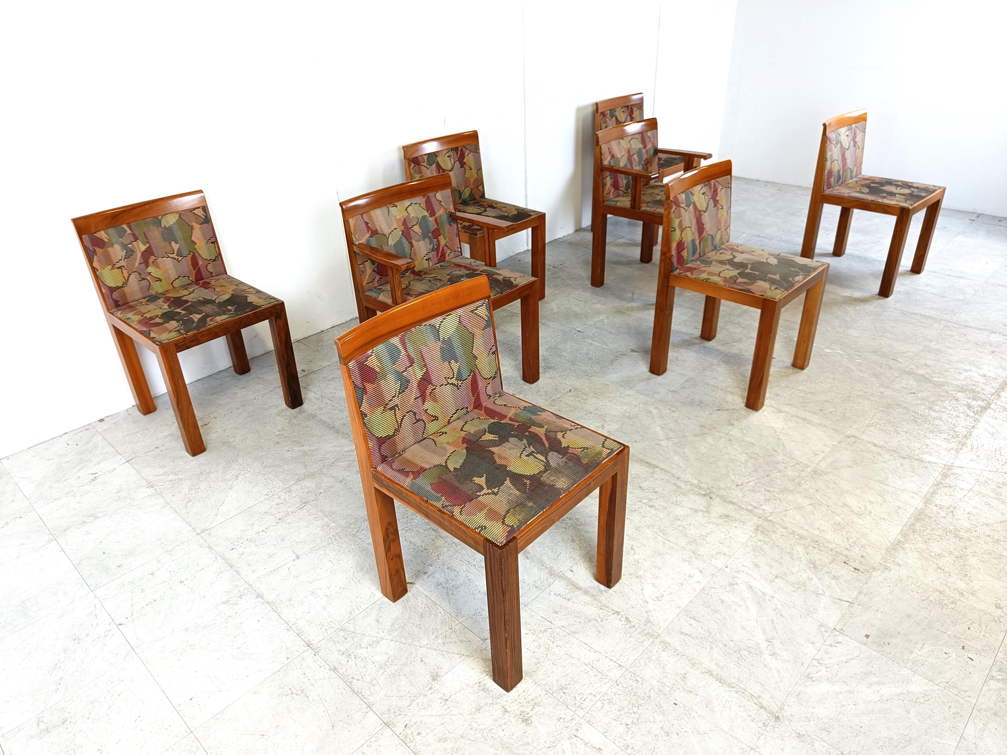 Teatro Chairs by Aldo Rossi and Luca Meda for Molteni, 1980s, Set of 8 In Good Condition In HEVERLEE, BE