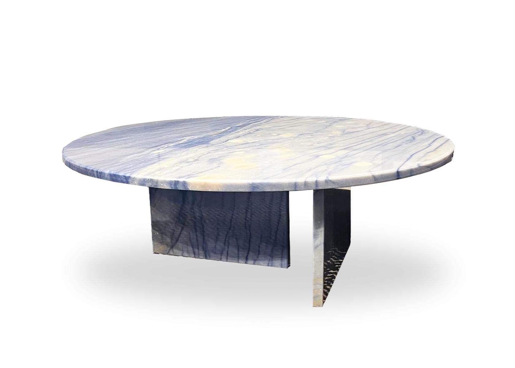 Tebe Coffee Table in Glossy Azul Quartzite by Baxter (Italienisch) im Angebot