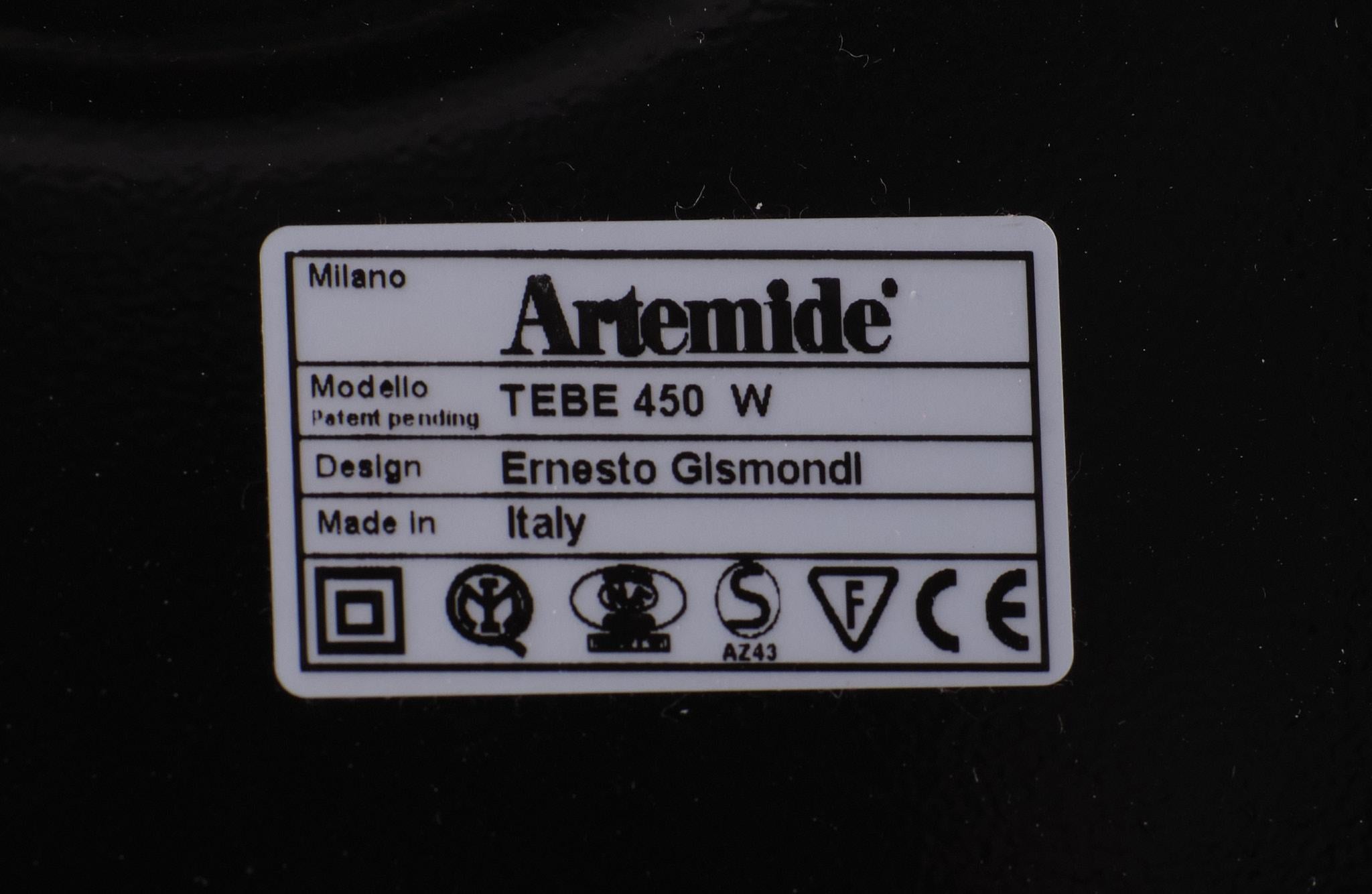 Aluminum Tebe Floor Lamp by Ernesto Gismondi for Artemide, 1980s 