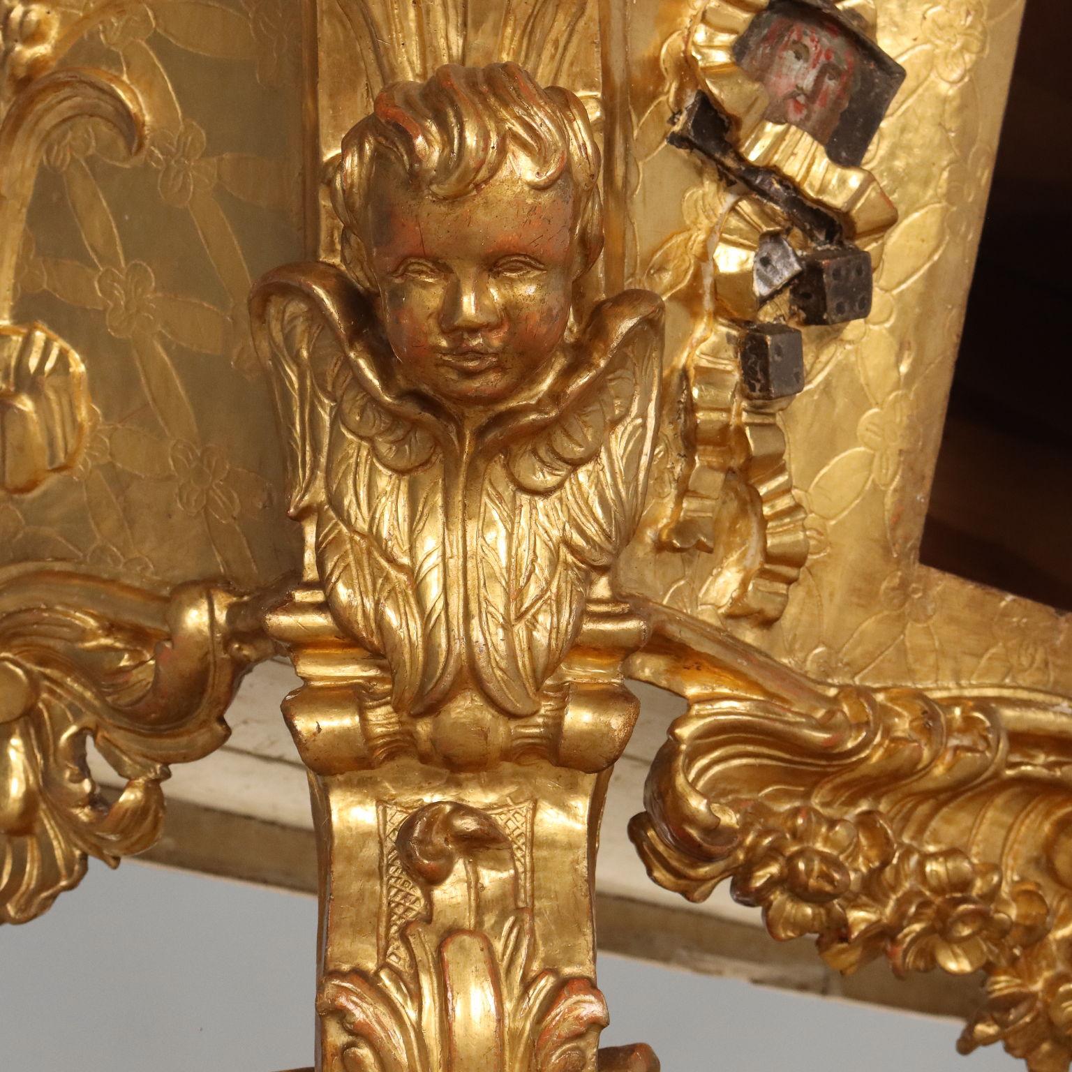 Coffret sculpté et doré Italie Première moitié du XVIIIe siècle en vente 5
