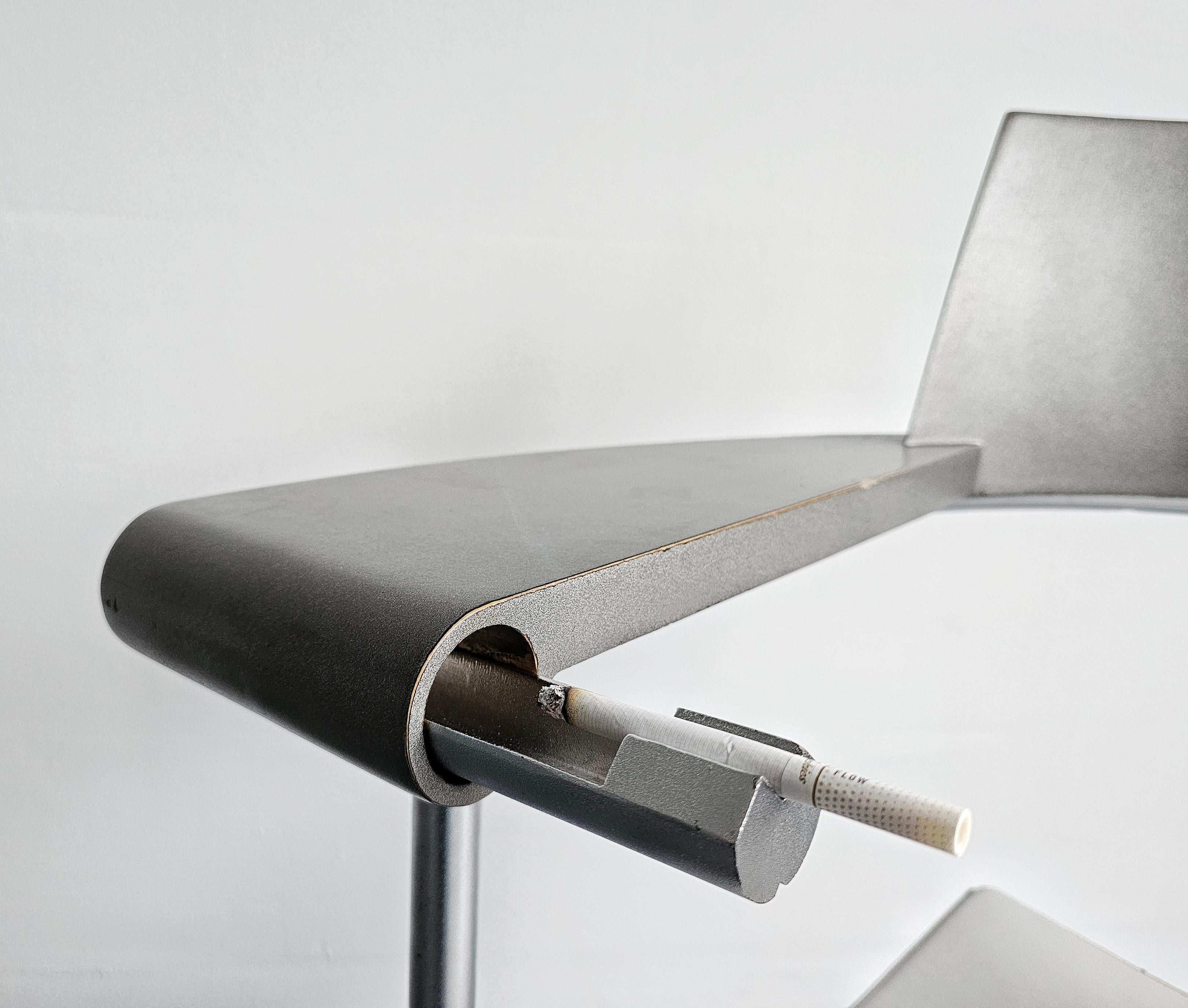 Aluminum TECHNO barber chair designed by Philippe Starck for L'Oreal, France 1989 For Sale