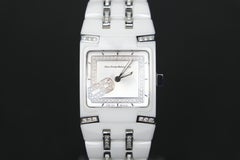 Technomarine "Blacksnow" Ceramic and Stainless Steel 1.00 CTW Diamond Wristwatch