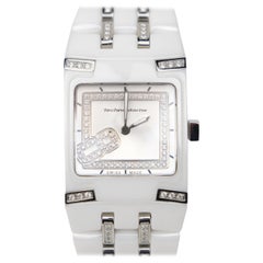 Technomarine "Blacksnow" Ceramic and Stainless Steel 1.00 CTW Diamond Wristwatch