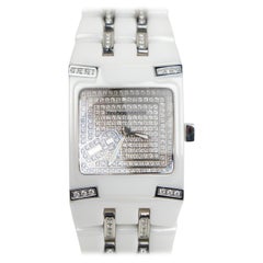 Technomarine „„Blacksnow““ Armbanduhr aus Keramik und Edelstahl mit 1,50 Karat Diamanten