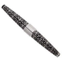 Vintage TechnoMarine Maori limited edition ball point pen. Made in France.