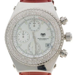 Technomarine Silver Stainless Steel TechnoDiamond Chronograph Women's Wristwatch