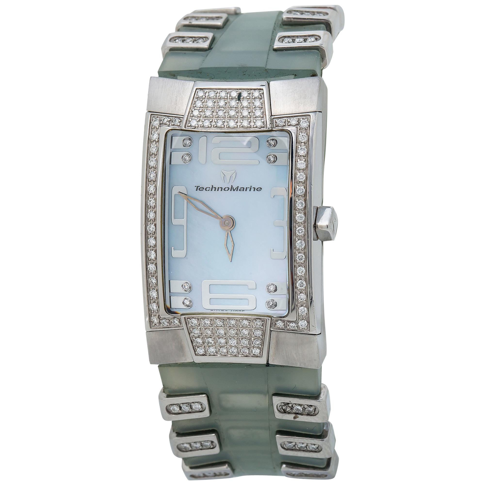 Technomarine Diamond Watch - 4 For Sale on 1stDibs 