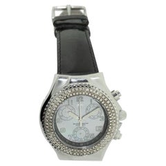 Chronographe en acier TechnoMarine avec cadran en nacre